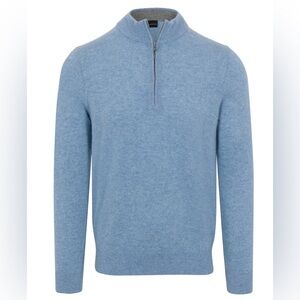 Dunnning 100% Cashmere Men's Zip-Up Sweater